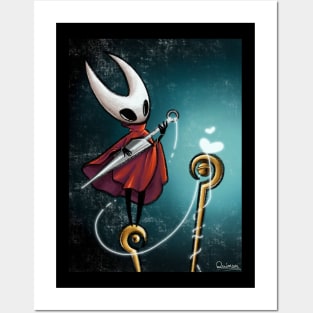 Hornet playing a stringed needle - hollow knight/silksong Posters and Art